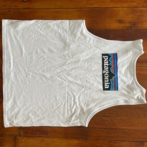 Patagonia: white tank top